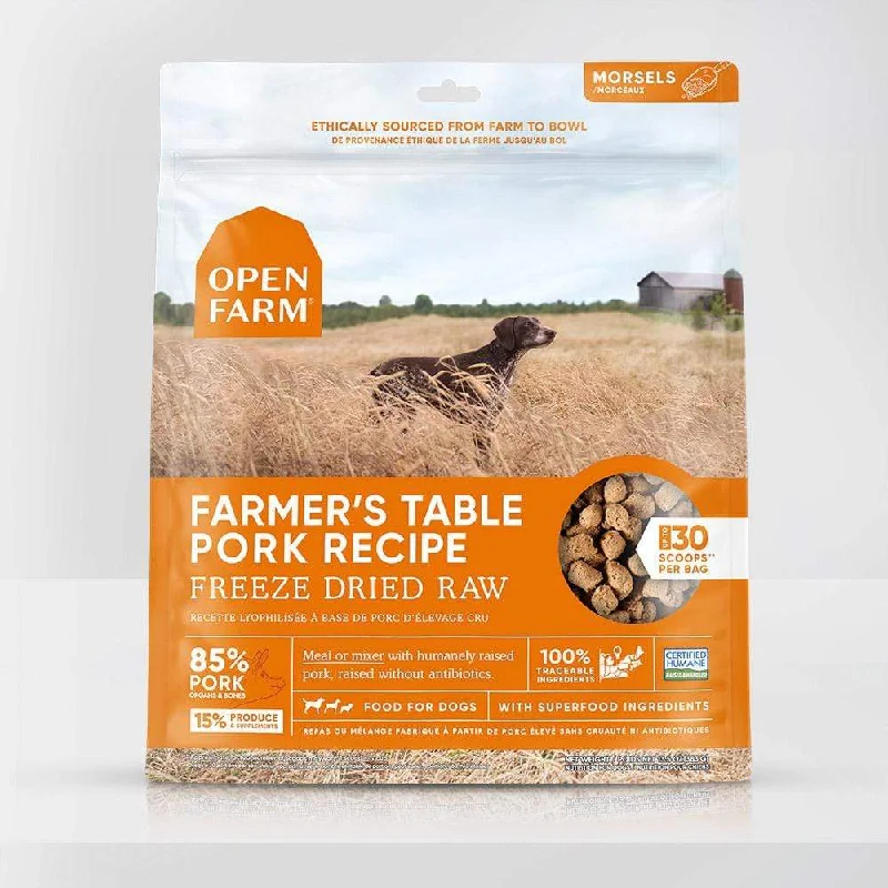 Open Farm for Dogs - Farmer’s Table Pork Freeze Dried Raw Food