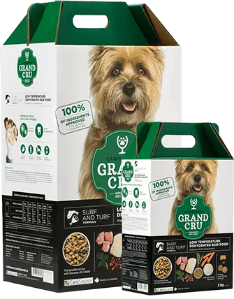 Grand Cru: Grain-free Surf and Turf Dehydrated Dog Food