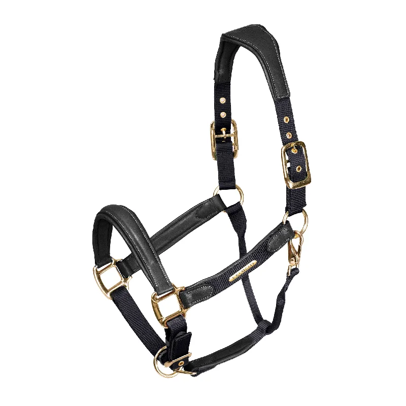 Shires Velociti Lusso Leather Headcollar