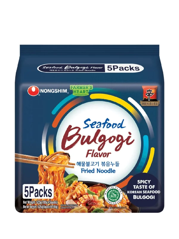 CNS SEAFOOD BULGOGI RAMYUN FRIED NOODLE 5 PACK