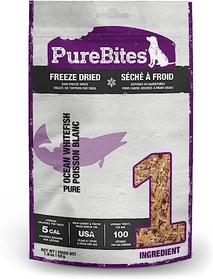 PureBites for Dogs: Whitefish Freeze-Dried Treats