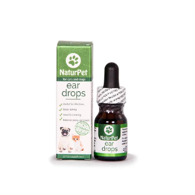 NaturPet Ear Drops for Dog Ear Infection (30ml/1oz)