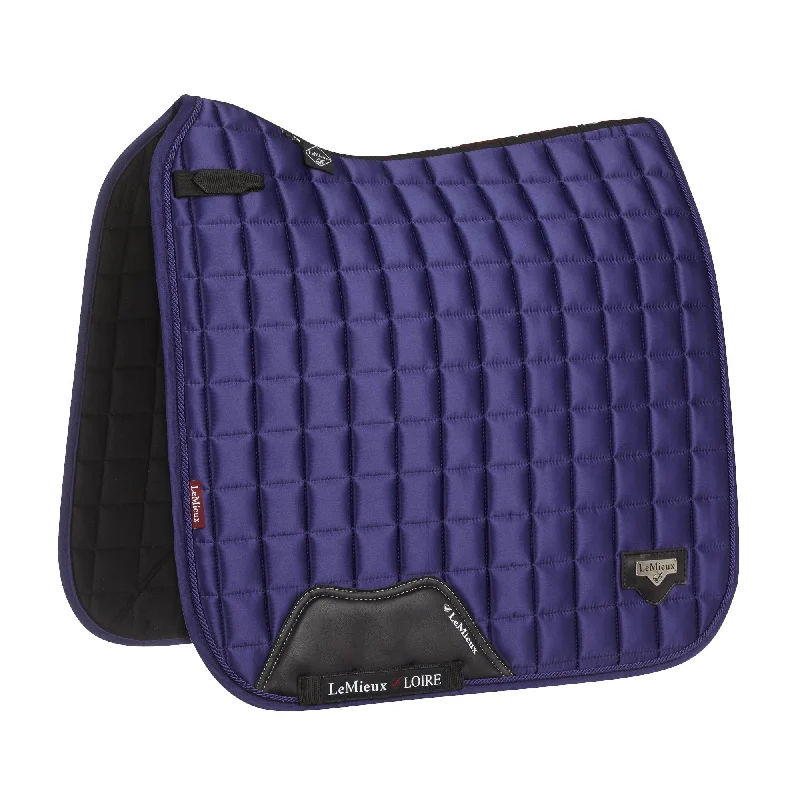 Lemieux Loire Classic Satin Dressage Pad - Ink Blue