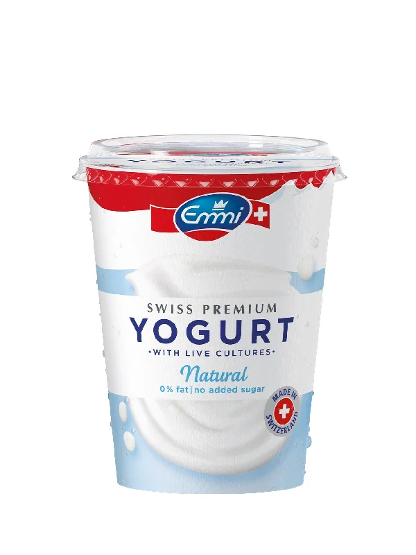 EMMI SWISS PREMIUM NATURAL YOGURT 0% FAT 450G