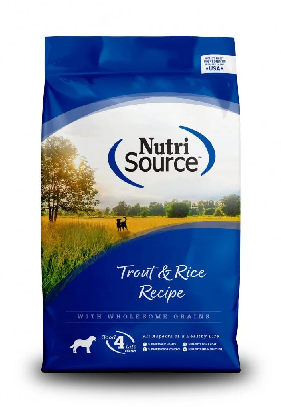 NutriSource® Trout & Rice Recipe Healthy Dry Dog Food