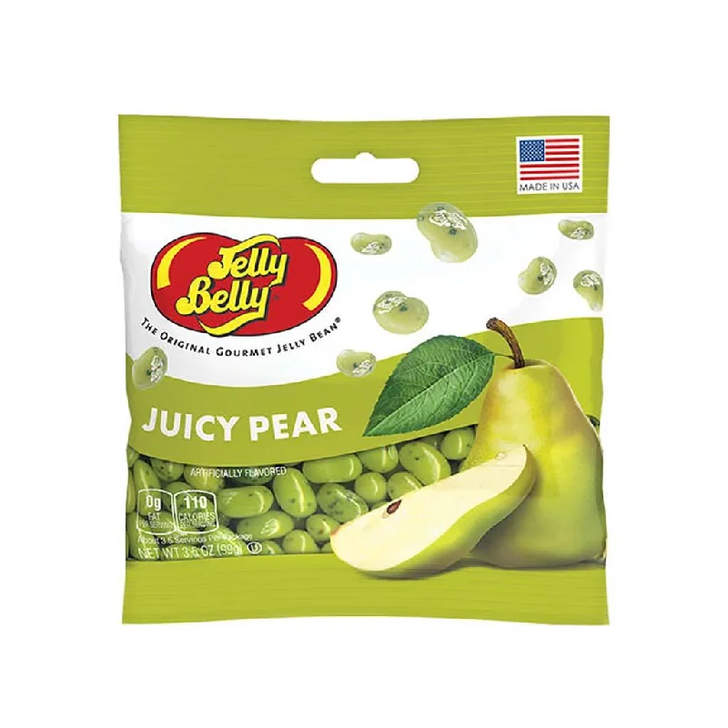 Jelly Belly : Juicy Pear Jelly Beans 3.5 oz Grab & Go® Bag