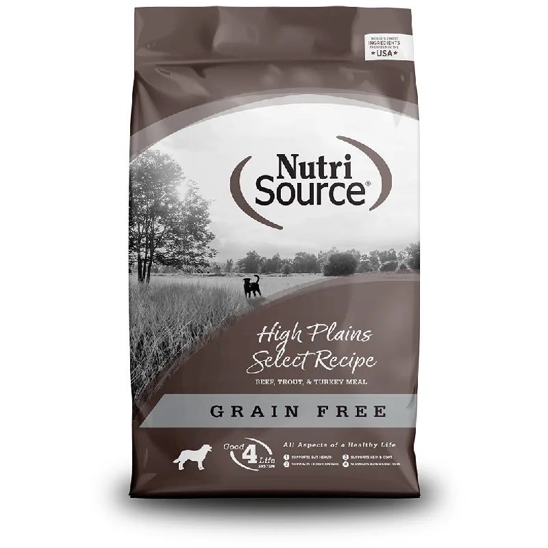 NutriSource Grain-Free High Plains Select Dry Dog Food