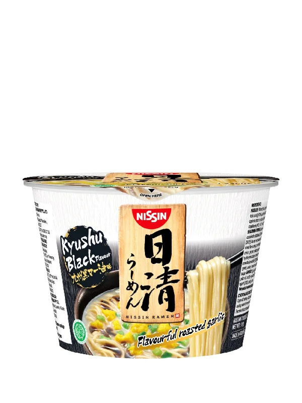 NISSIN JAPANESE RAMEN BOWL KYUSHU BLACK 110G