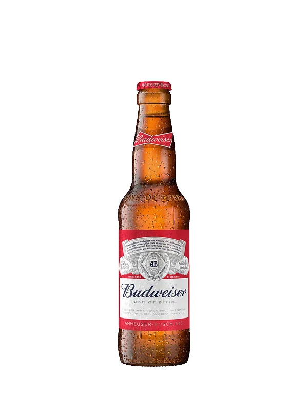 BUDWEISER BEER BOTTLE 4X355ML