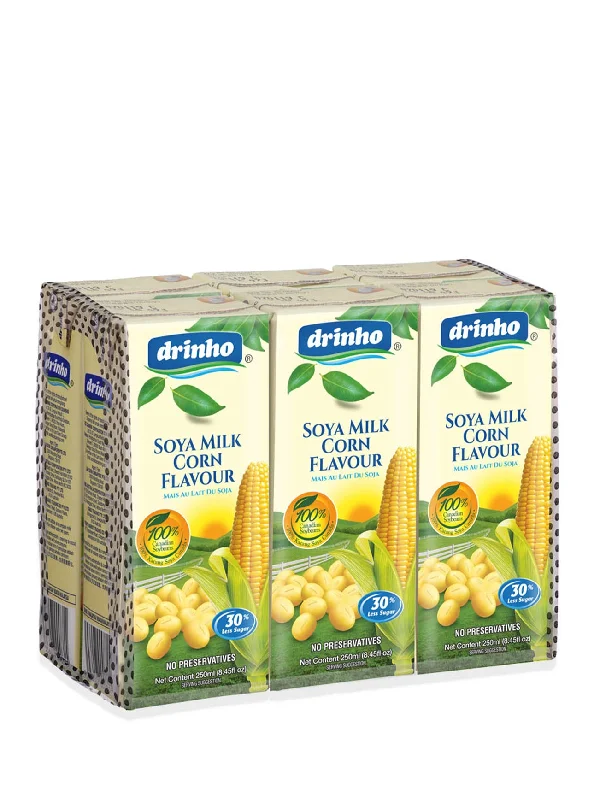 DRINHO SOYA CORN 6X250ML