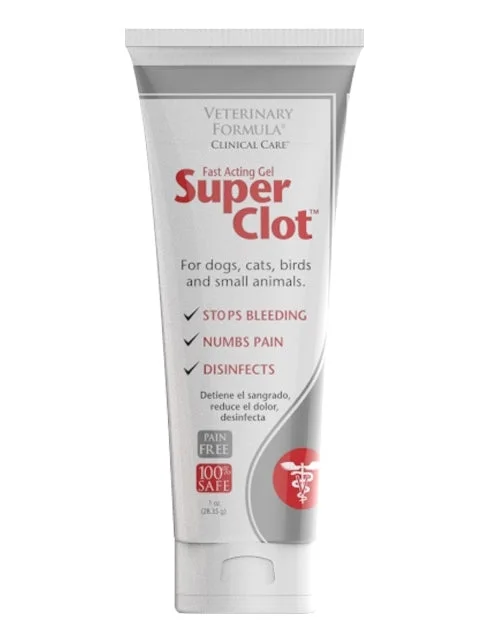 Synergy Labs Veterinary Formula Clinical Care Super Clot for Dog & Cat - 1 oz.