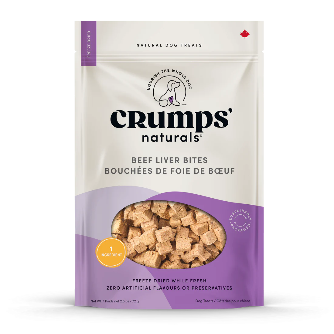 Crumps' Naturals Dog Treats: Beef Liver Bites