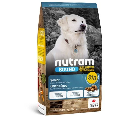 NUTRAM SOUND (S10) BALANCED WELLNESS for Seniors: Chicken Meal and Oatmeal