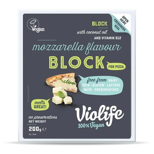 Violife Mozzarella Flavour Block (For Pizza) 200g