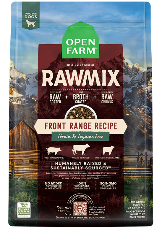 Open Farm RawMix Front Range Grain and Legume Free Dry Dog Food