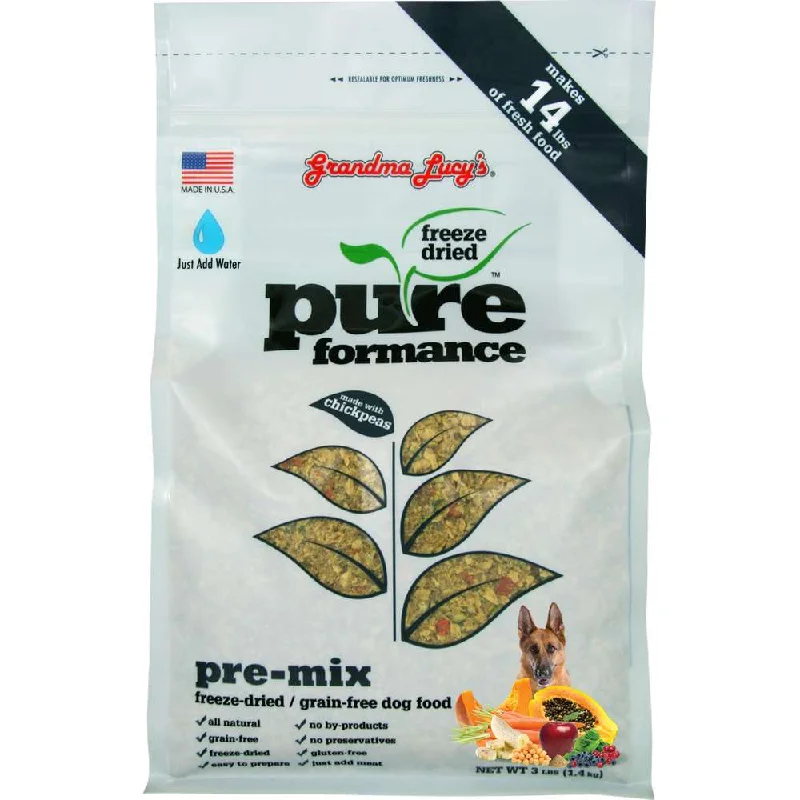 Grandma Lucy's Grain Free Pureformance Pre-Mix Freeze Dried Dog Food