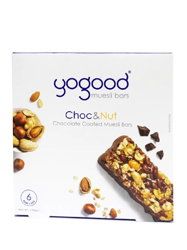 YOGOOD CHOC & NUT MUESLI BAR 138G