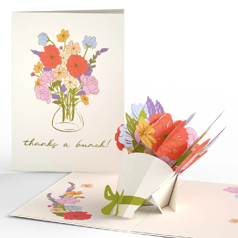 Thanks a Bunch Bouquet Pop-Up Card