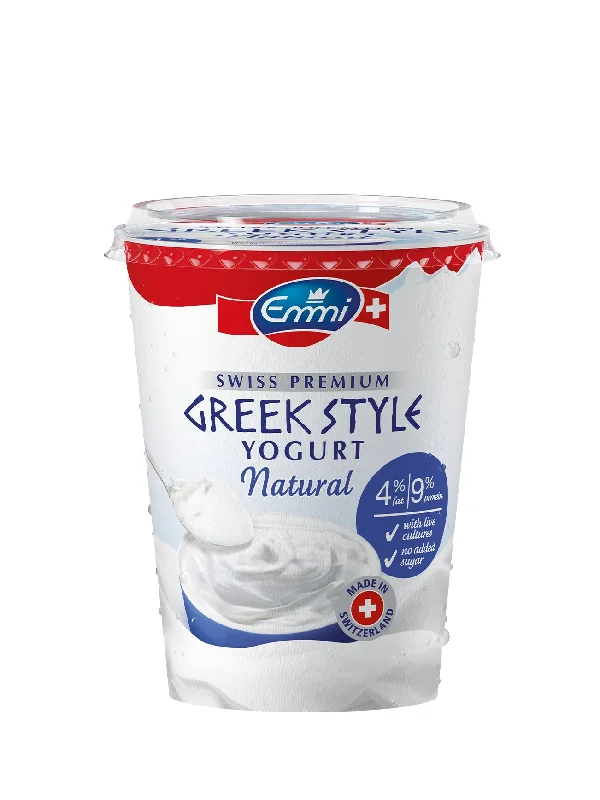 EMMI SWISS GREEK STYLE YOGURT NATURAL 0% 450G