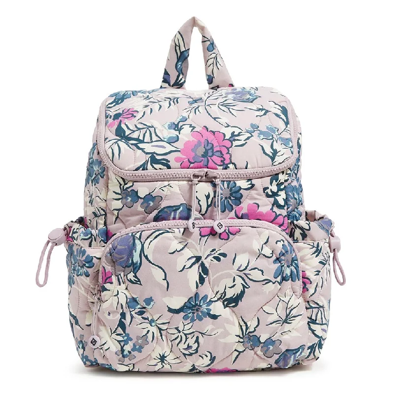 Vera Bradley : Featherweight Backpack in Fresh-Cut Floral Lavender