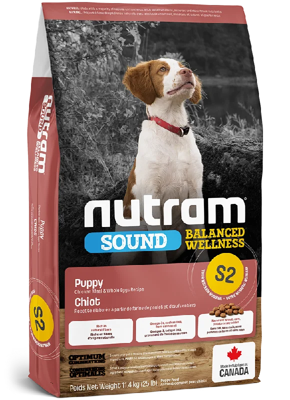 NUTRAM SOUND (S2) BALANCED WELLNESS for Puppies: Chicken and Whole Eggs