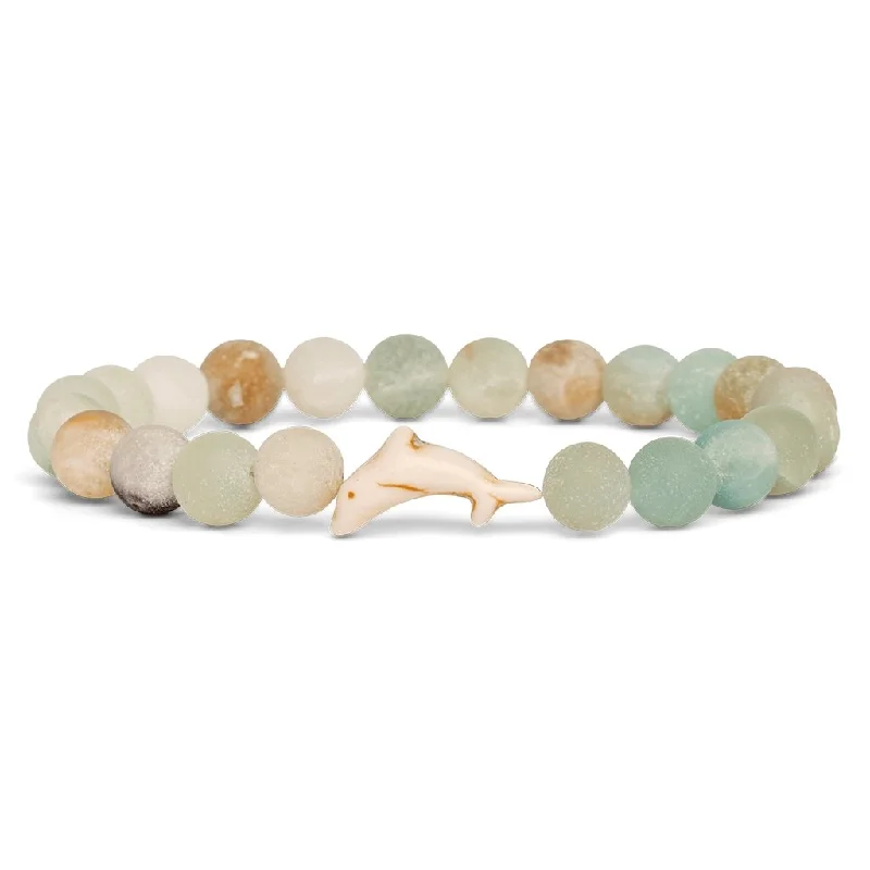 Fahlo : The Odyssey Bracelet - Dolphin-Tracking Bracelet in Sky Stone