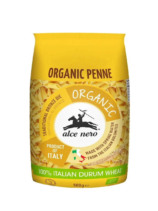 ALCE NERO ORG PENNE RIGATE 500GM