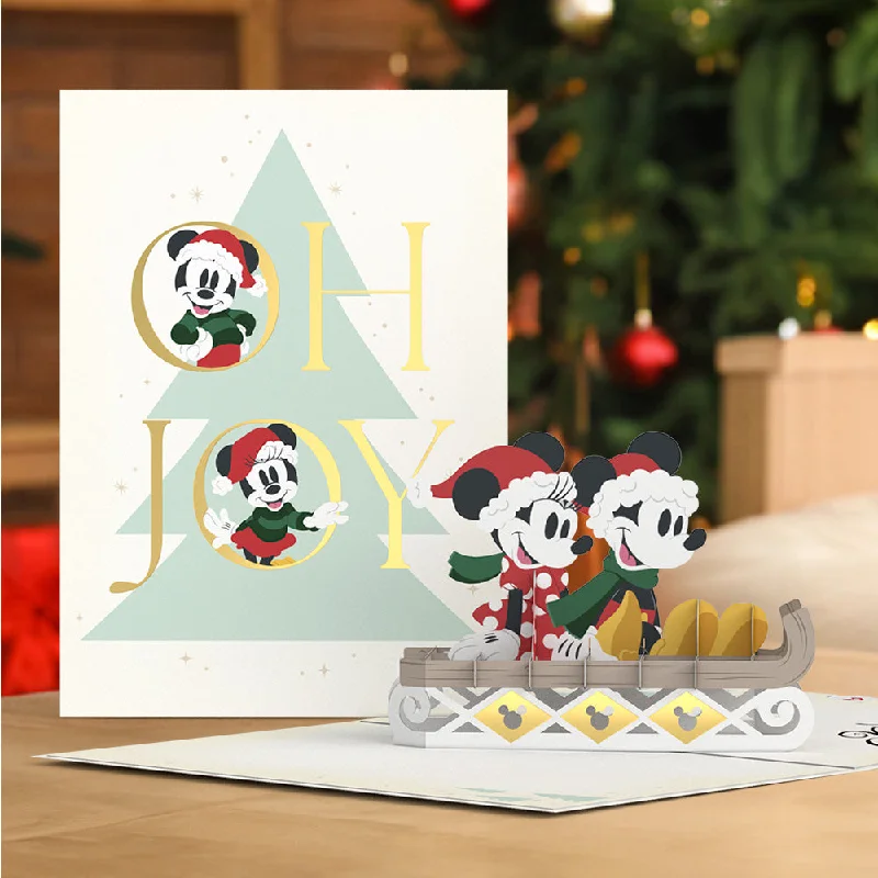 Disney's Mickey Mouse Oh Joy Christmas Pop-Up Card