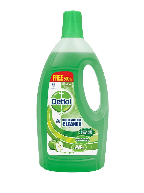 DETTOL MULTI SURFACE CLEANER GREEN APPLE1.5L+500ML