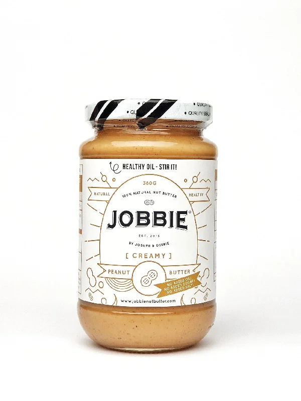 JOBBIE PURE CREAMY PEANUT BUTTER 380G