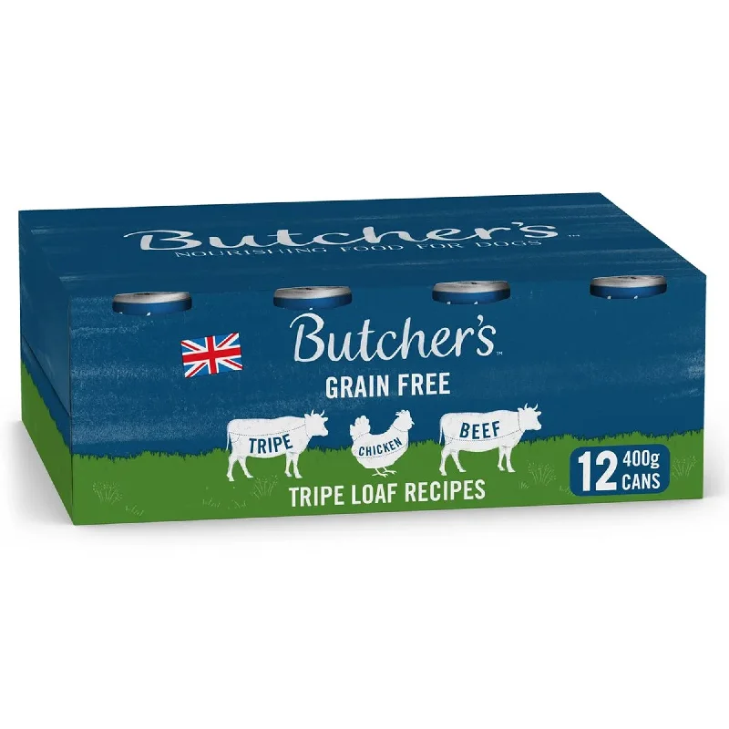 Butchers Tripe Loaf Recipes Dog Food Cans