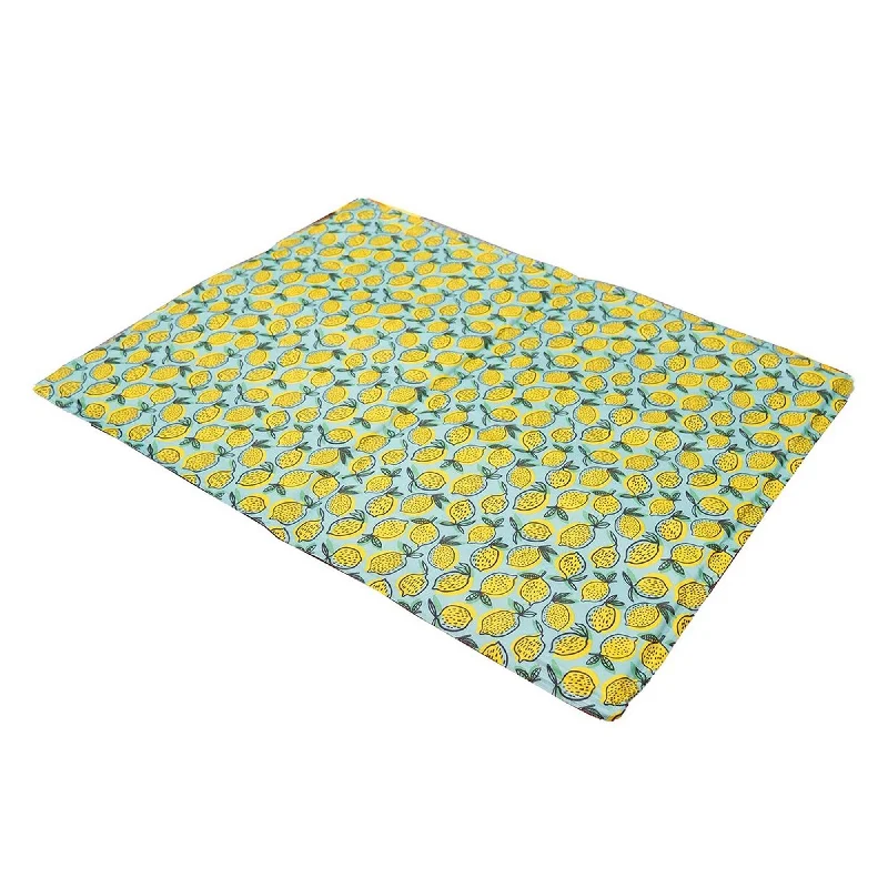 Rosewood Lemon Print Cool Mat