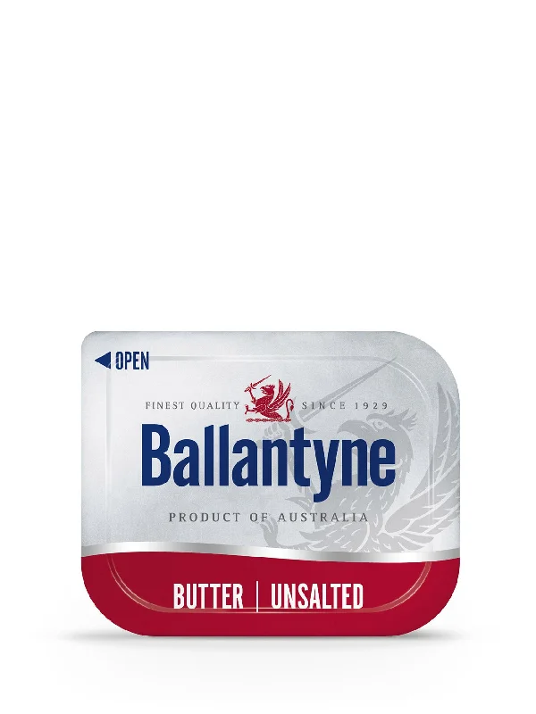 BALLANTYNE UNSALTED BUTTER MINI TUB 12X7G