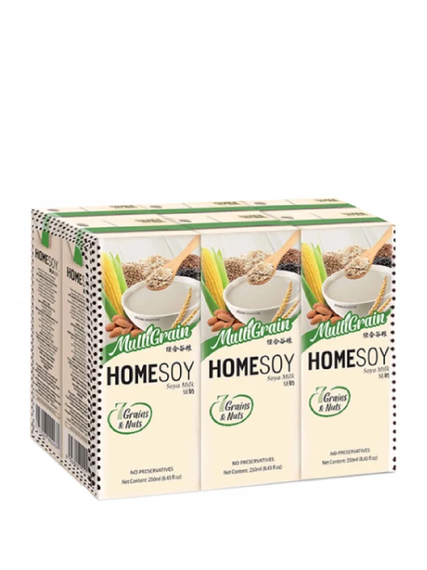 HOMESOY MULTIGRAIN 6X250ML