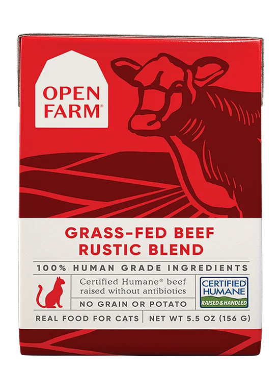 Open Farm: Grass-Fed Beef Rustic Blend Wet Cat Food