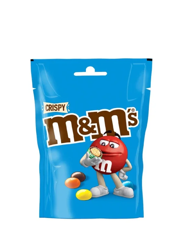 M&MS POUCH CRISPY 107G