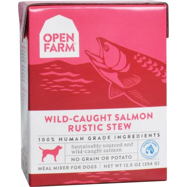 Open Farm for Dogs - Wild-Caught Salmon Rustic Stew Wet Food