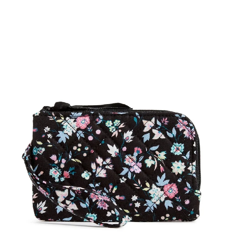 Vera Bradley : RFID Double Zip ID in Botanical Ditsy