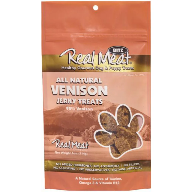 The Real Meat Company Venison Jerky Dog Treats