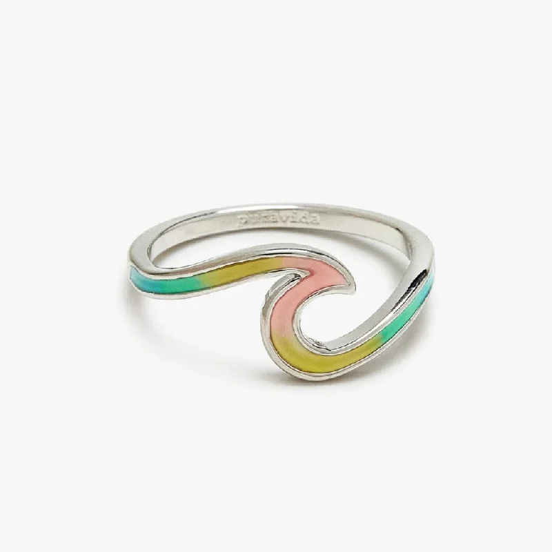 Pura Vida : Tie Dye Wave Ring