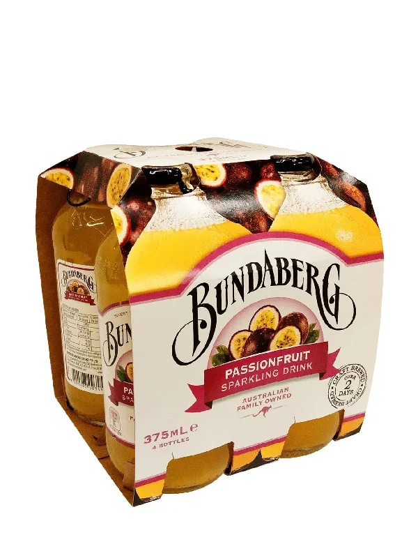 BUNDABERG PASSION FRUIT 4X375ML