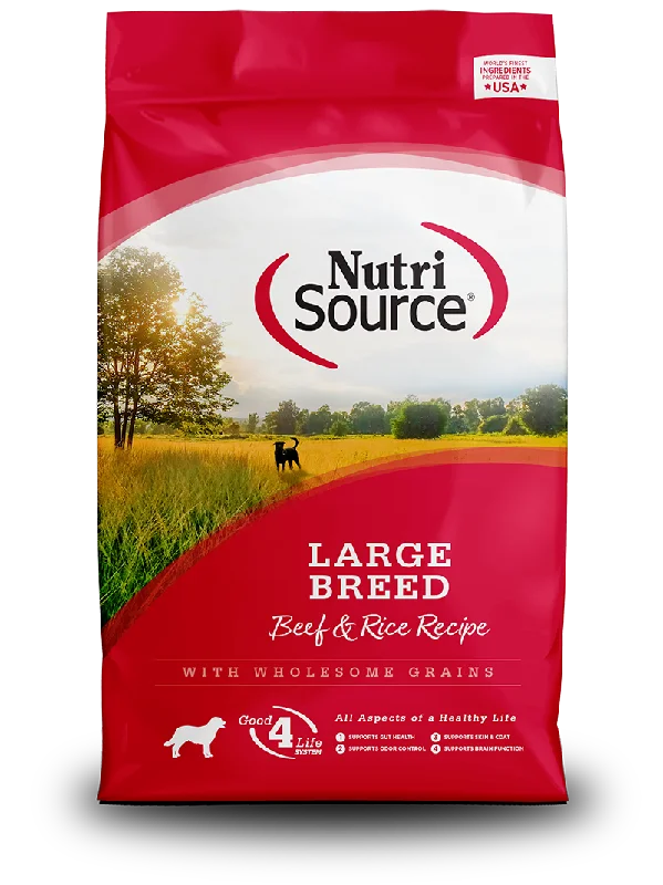 NutriSource® Large Breed Beef & Rice Recipe Dog Food