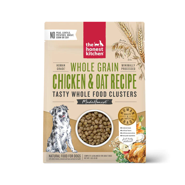 The Honest Kitchen Whole Grain Chicken & Oat Clusters Dog Food