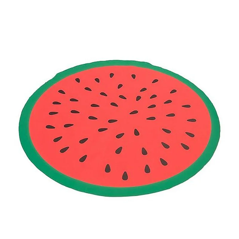 Rosewood Watermelon Print Circular Cool Mat