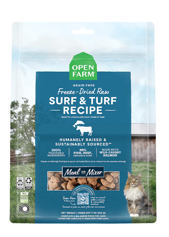 Open Farm for Cats - Surf & Turf Freeze-Dried Raw Morsels