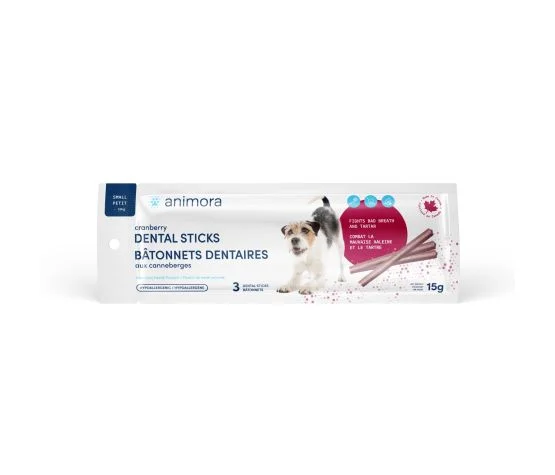 Animora Cranberry Dental Sticks for Dogs