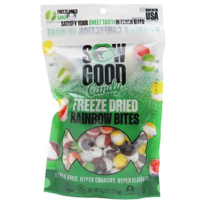 Sow Good Candy Freeze Dried : Rainbow Bites 4.2 oz