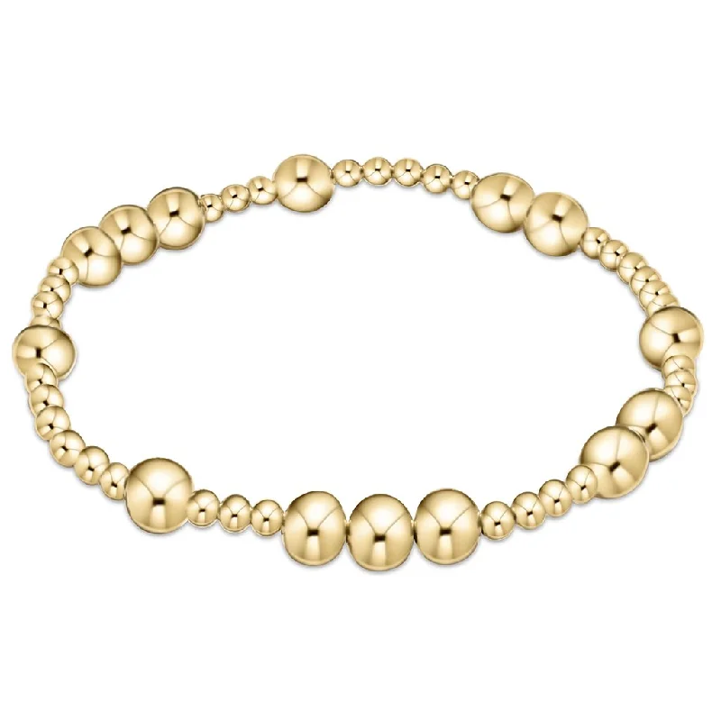 enewton design : Hope Unwritten Bead Bracelet - Gold - (Assorted Bead Size)