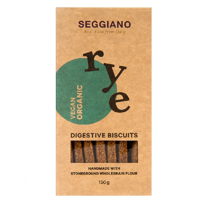 Seggiano Organic Rye Digestive Biscuits 150g