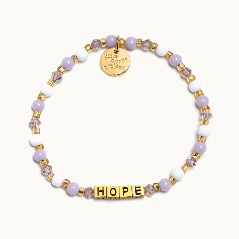 Little Words Project : Hope - Gold Era - Lilac Petals - S/M